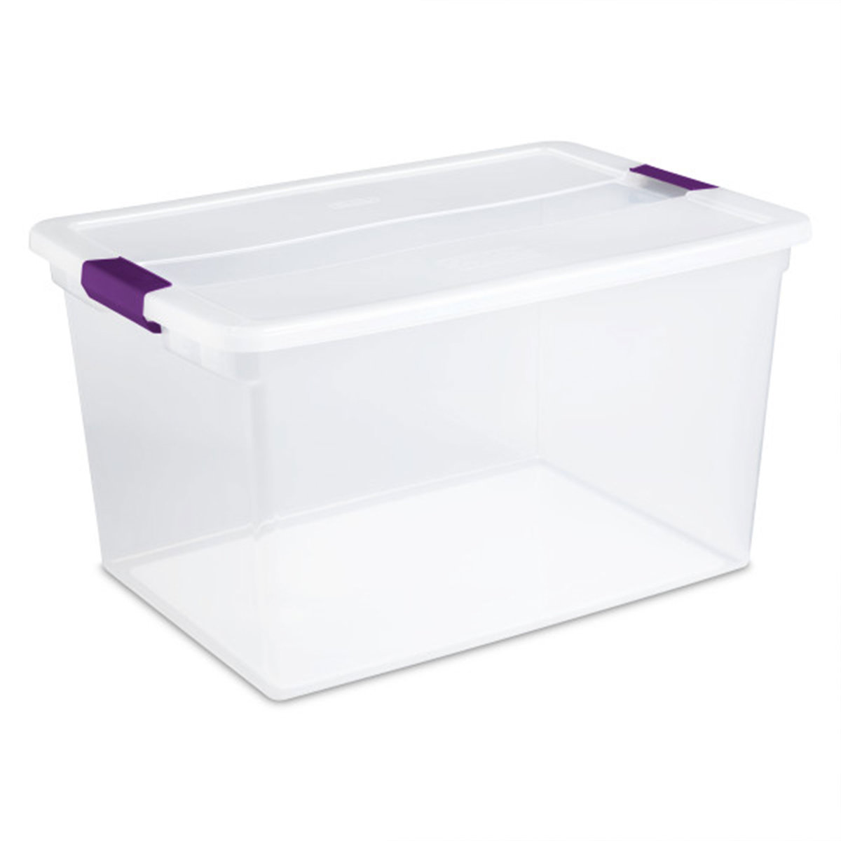 Sterilite Plastic Latching Handle Storage Container Tote